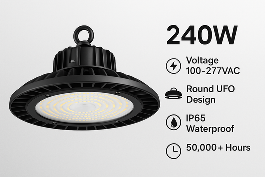 LED HIGH BAY LIGHT - 240W/200W/150W
