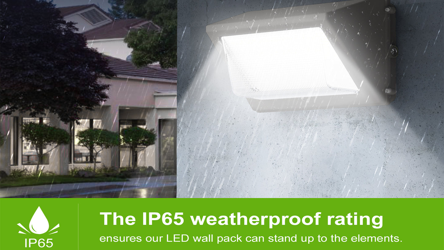 WALLPACK 120W/100W/60W WITH PHOTOCELL