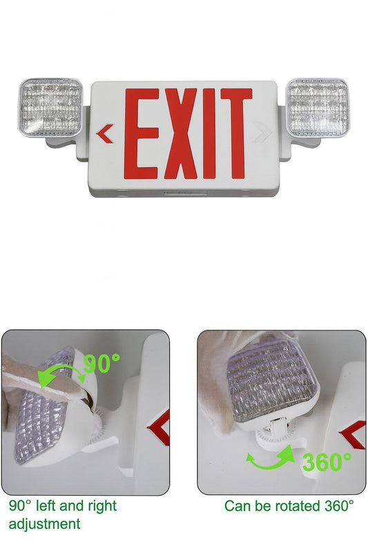 DOUBLE SIDED LED EMERGENCY EXIT SIGN
